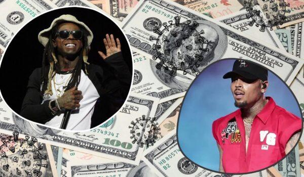 Fondi Covid da milioni usati da Lil Wayne e Chris Brown per viaggi, feste e hotel di lusso 