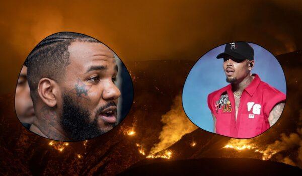 Incendi a L.A.: Chris Brown complottista, The Game aiuta le famiglie